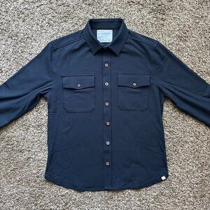 Ministry of Supply Fusion Overshirt, men’s medium, navy, NWOT
